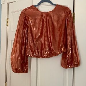 J crew sequined top